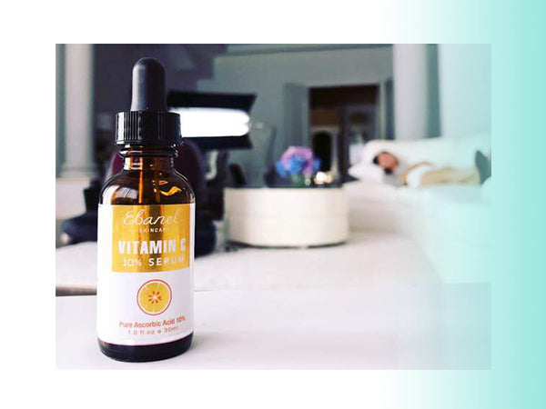 Ebanel Vitamin C 10% Serum on Table