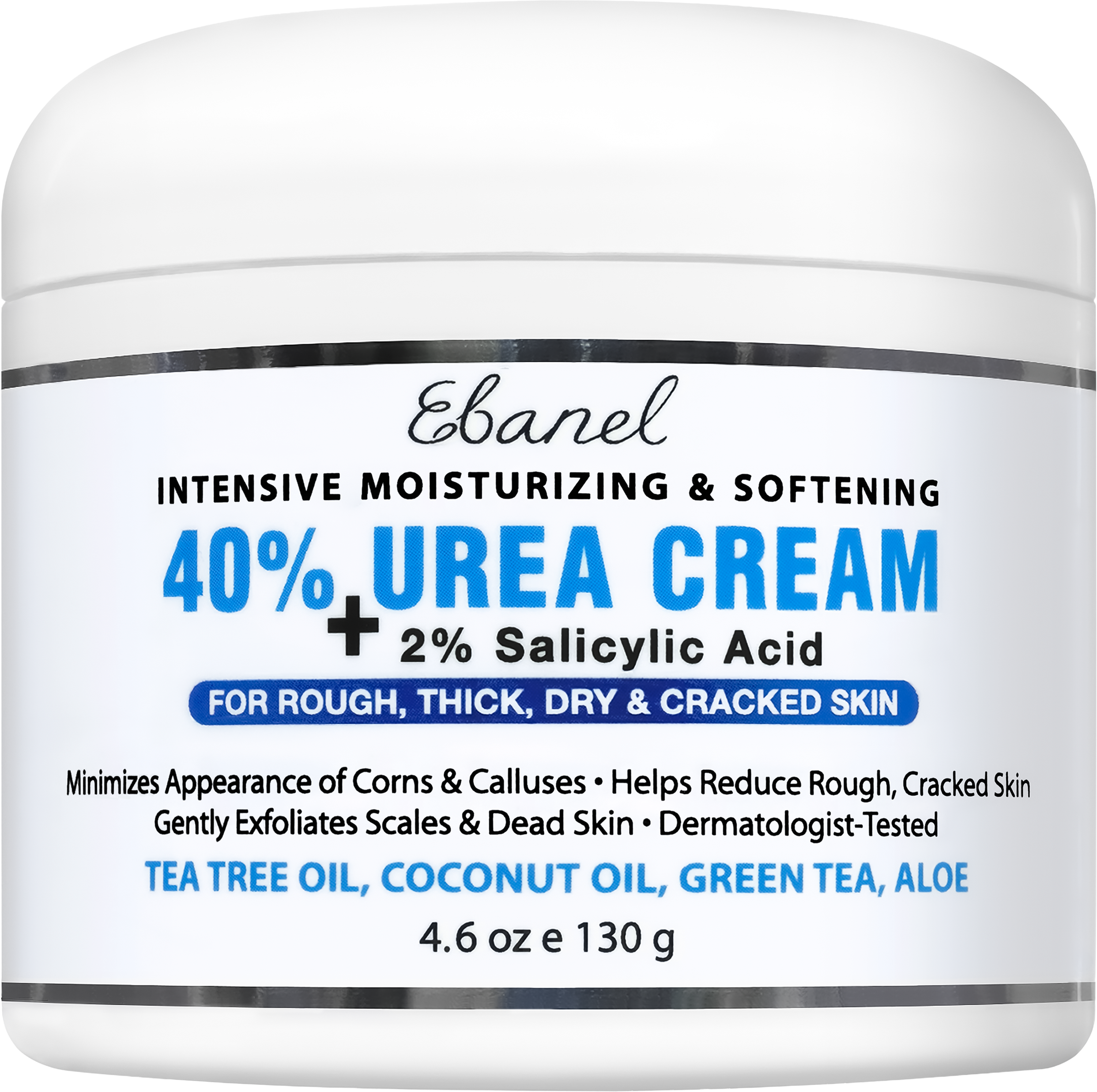 Ebanel 40% Urea Cream with Salicylic Acid for thick calloused skin